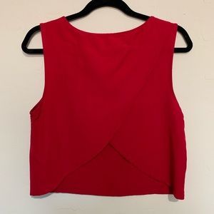Urban outfitters bycorpus red crop top